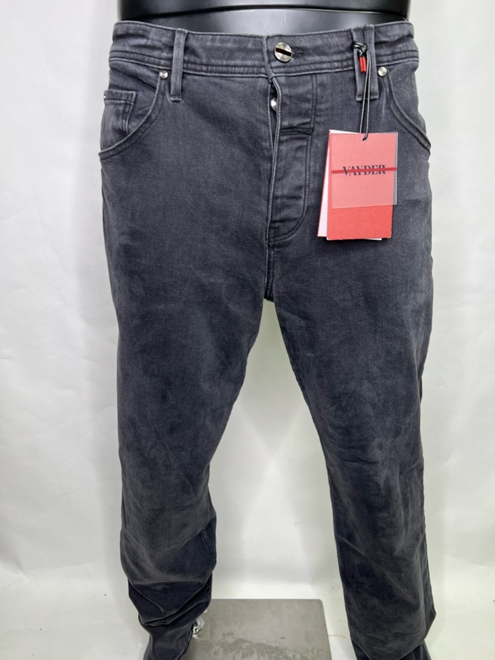 Vayder Black Jeans Dark Charcoal Black Slim NWT